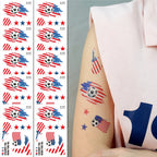 10 Sheets 2026 North America World Cup Flag Temporary Tattoos Football Sports Face Stickers For Fans Festival Party Decor