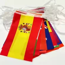 Country Flag  2026 48pcs  NEW foot ball cup Countries String Flag world National Banner Football Event Garlands decor