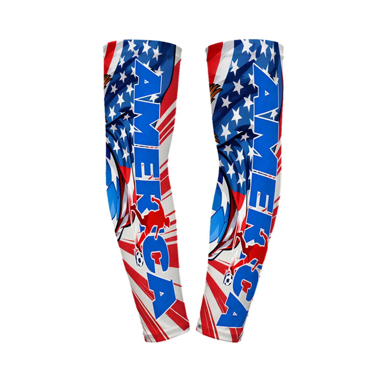 2set Breathable Ice Silk Arm Sleeves 2026 World Football Cup National Flag Arm Sleeves for Fan Support Sun Protection Arm Sleeve