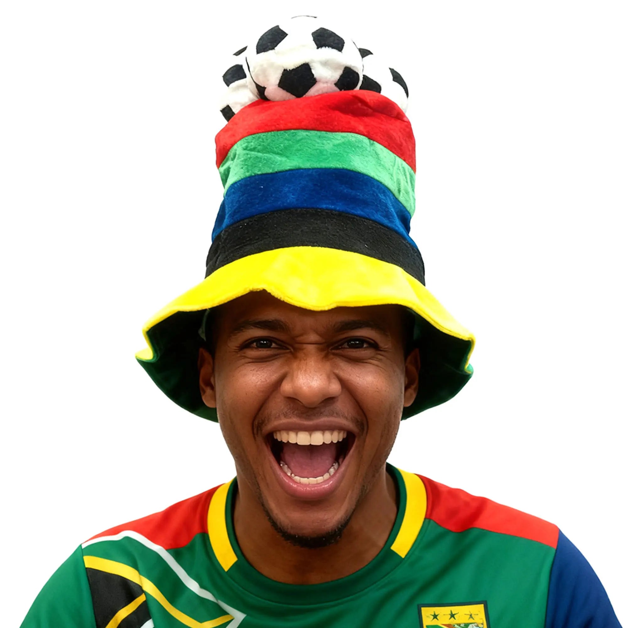 Top Hat 2026 World Cup Flag Hat Fan Gear Velvet Tall Hat Football-Shaped Fedoras Cheer Accessories Carnival Celebration Gift Hat