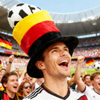 Top Hat 2026 World Cup Flag Hat Fan Gear Velvet Tall Hat Football-Shaped Fedoras Cheer Accessories Carnival Celebration Gift Hat