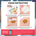 10Pcs Waterproof National Flag Temporary Tattoos for 2026 World Cup Face Body Stickers for Football Fans Match Day Decorations