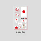 10Pcs Waterproof National Flag Temporary Tattoos for 2026 World Cup Face Body Stickers for Football Fans Match Day Decorations
